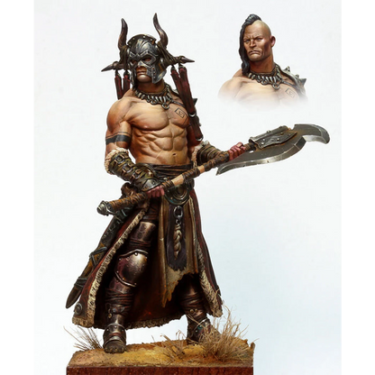 1/24 75mm Resin Model Kit Barbarian Warrior Ancinet Unpainted