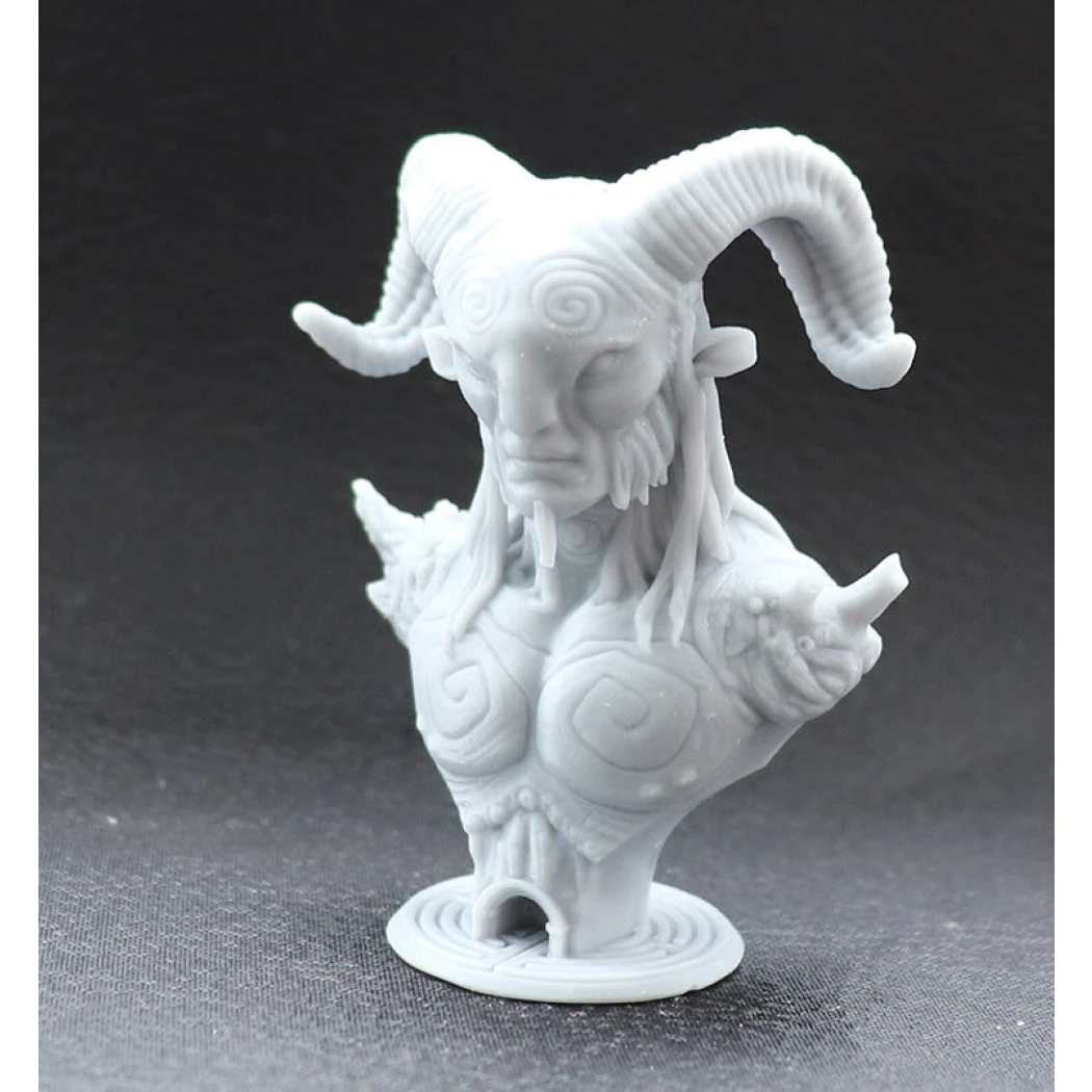 60mm BUST 3D Print Model Kit Satyr Draenei Warcraft Fantasy Unpainted