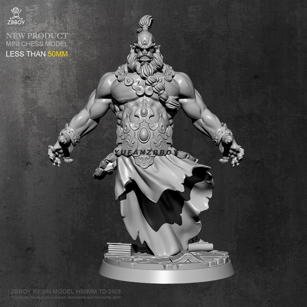 50mm Resin Model Kit Evil Demon Gene Wizard TD-2303 Unpainted