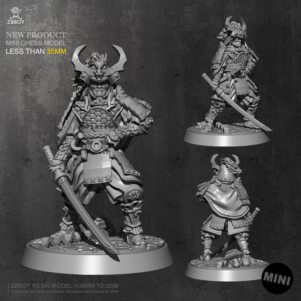 35mm Resin Model Kit Japanese Samurai Shogunate TD-2298 Unpainted