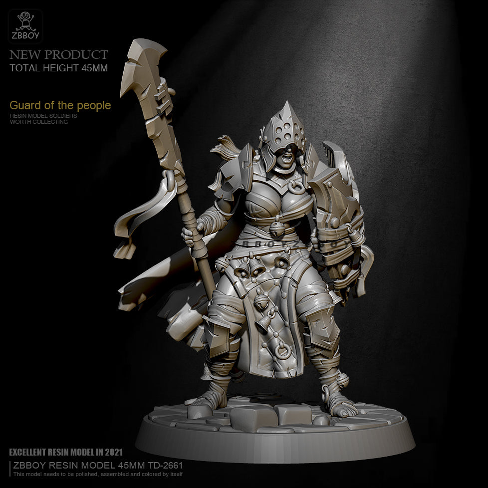 45mm Resin Model Kit Knight Executioner Warrior Fantasy TD-2661 Unpainted