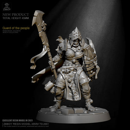 45mm Resin Model Kit Knight Executioner Warrior Fantasy TD-2661 Unpainted