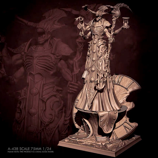 1/24 75mm Resin Model Kit Demon Clockmaker A-438 Unpainted