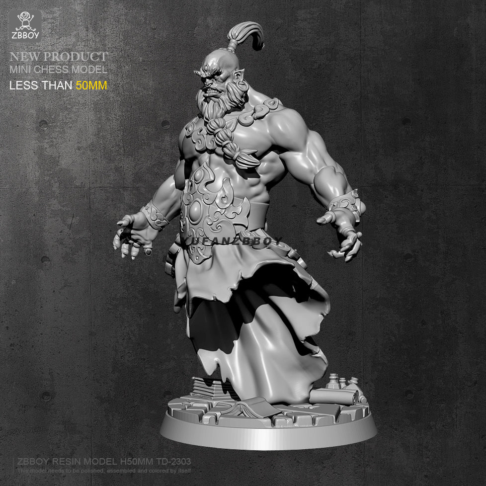 50mm Resin Model Kit Evil Demon Gene Wizard TD-2303 Unpainted