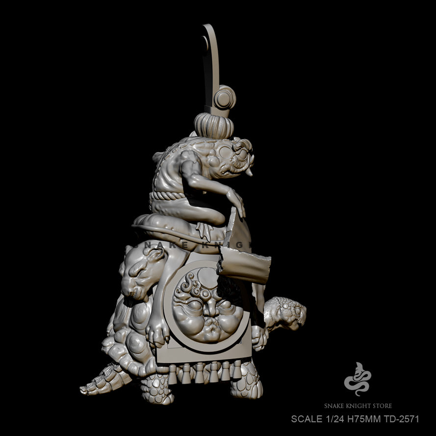 75mm Resin Model Kit Kung Fu Golden Scroll Fairy Tales TD-2571 Unpainted