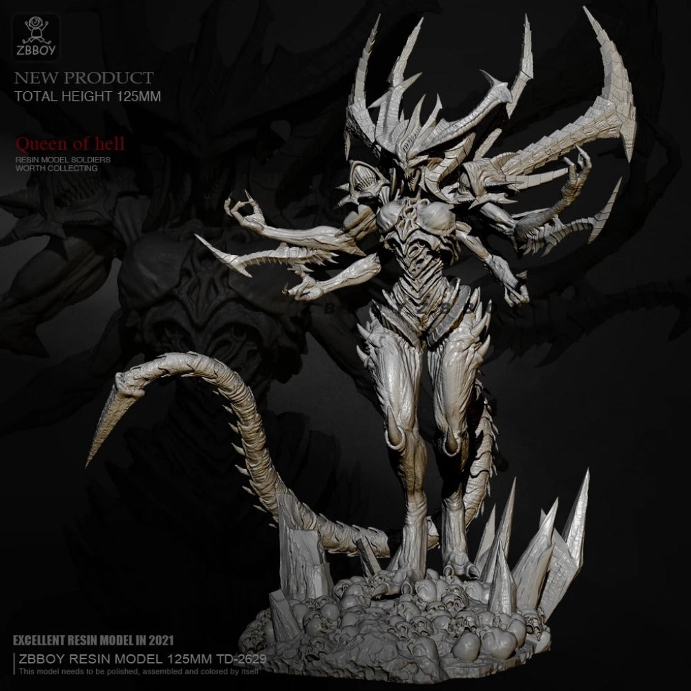 125mm Resin Model Kit Demon Queen of Hell TD-2629 Unpainted