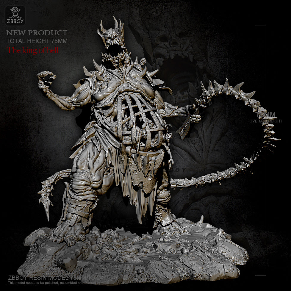 75mm Resin Model Kit Warrior Demon Servant TD-2477 Unpainted