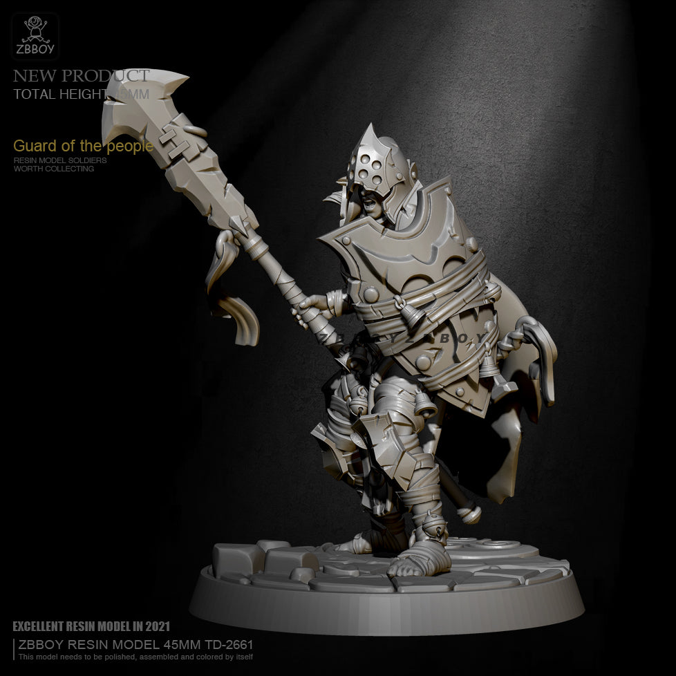 45mm Resin Model Kit Knight Executioner Warrior Fantasy TD-2661 Unpainted