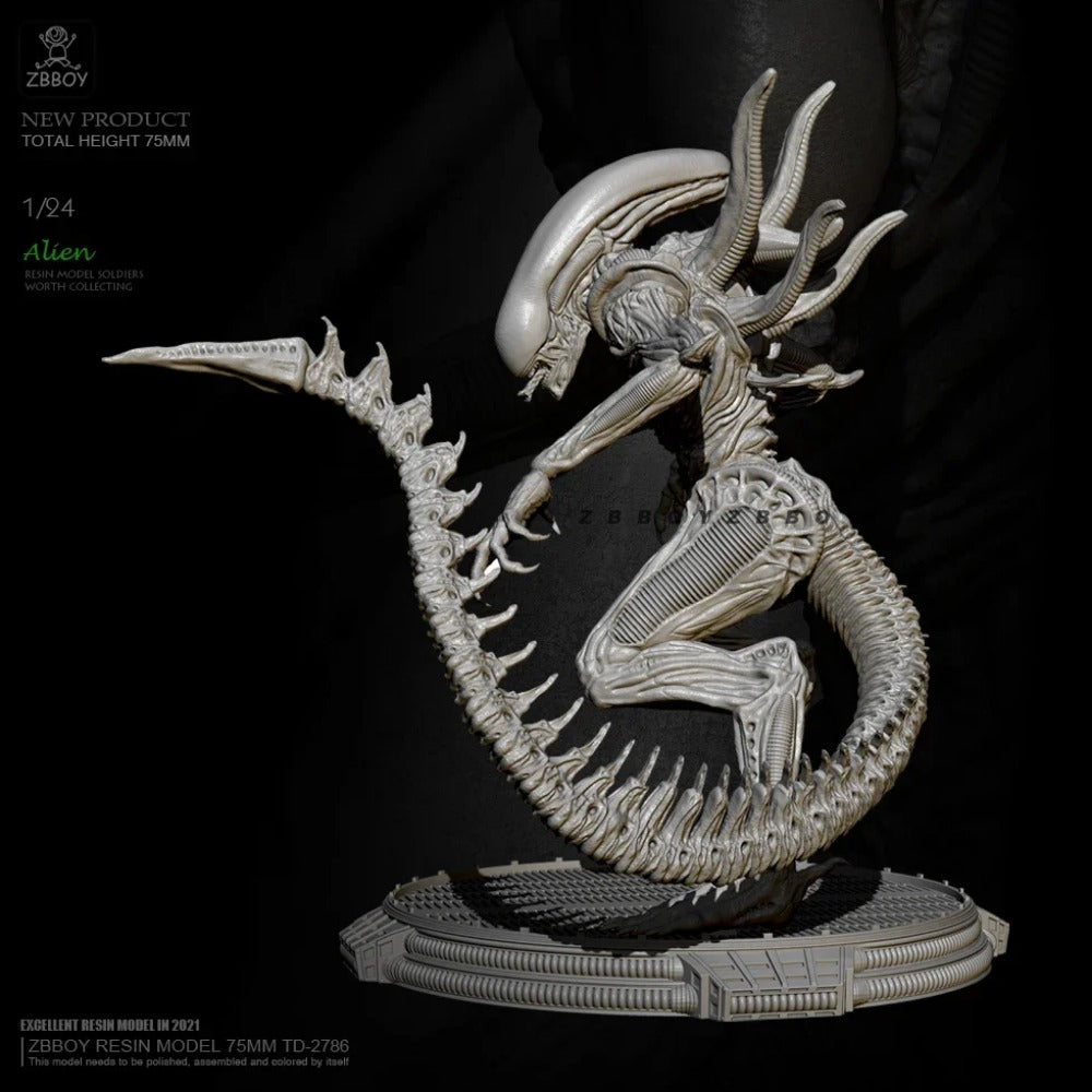 1/24 75mm Resin Model Kit Alien TD-2786 Unpainted