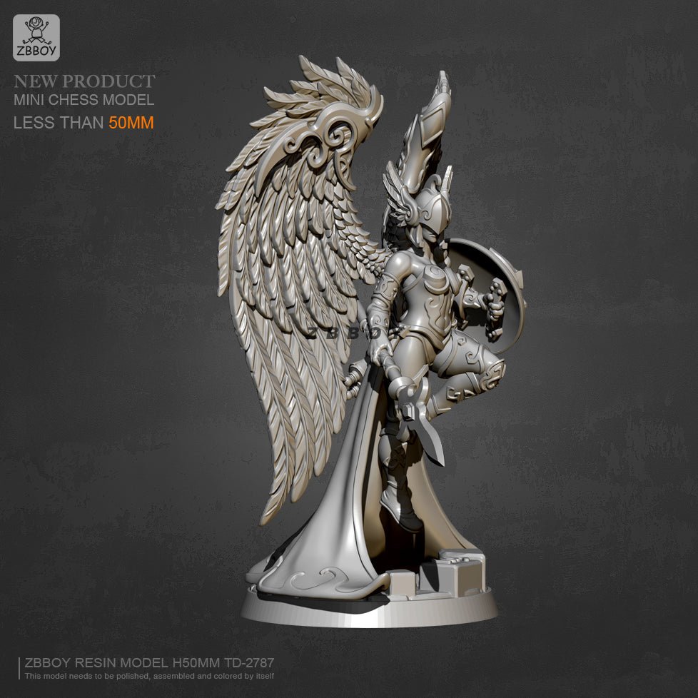 50mm Resin Model Kit Warrior Archangel Angel TD-2787 Unpainted