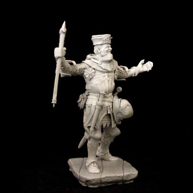 1/24 Resin Model Kit Knight Baron Warrior after Battle Unpainted