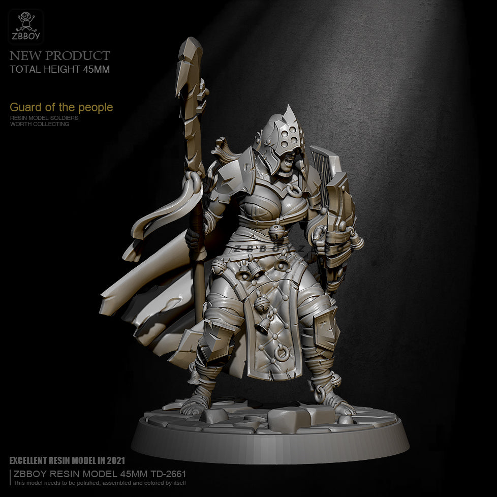 45mm Resin Model Kit Knight Executioner Warrior Fantasy TD-2661 Unpainted