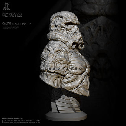 55mm BUST Resin Model Kit Star Wars Zombie Stormtrooper TD-2814 Unpainted