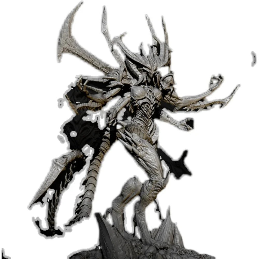 125mm Resin Model Kit Demon Queen of Hell TD-2629 Unpainted