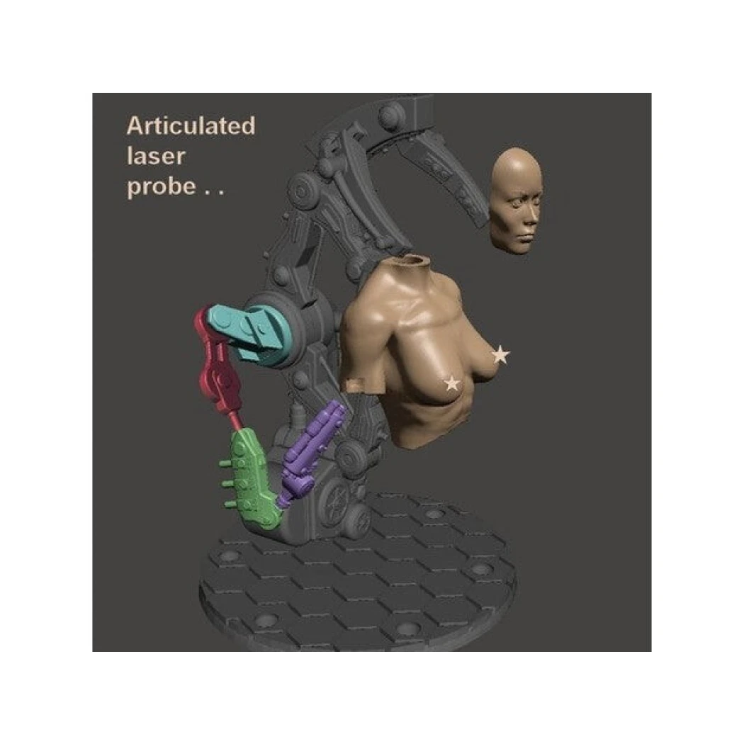 Digital STL T-900 Terminator Beautiful Girl