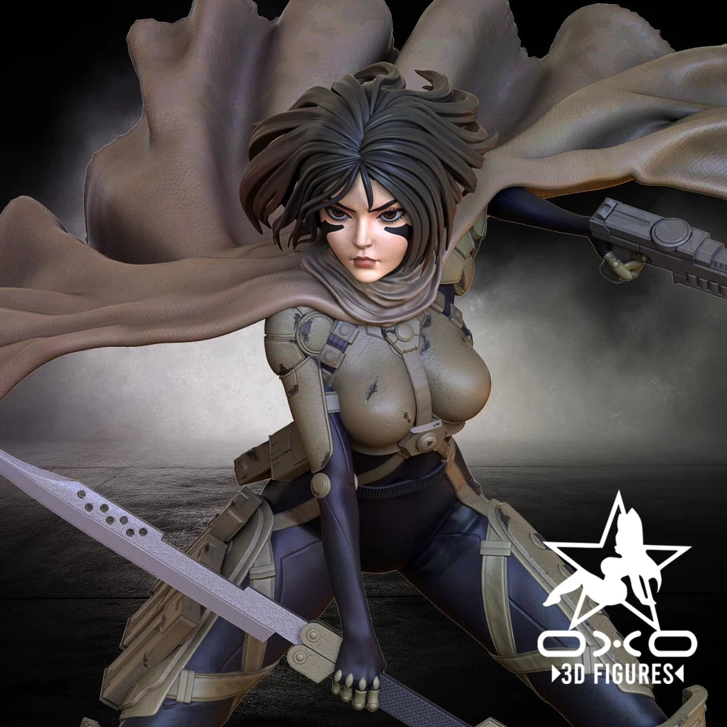 Digital STL Alita Battle Angel v3