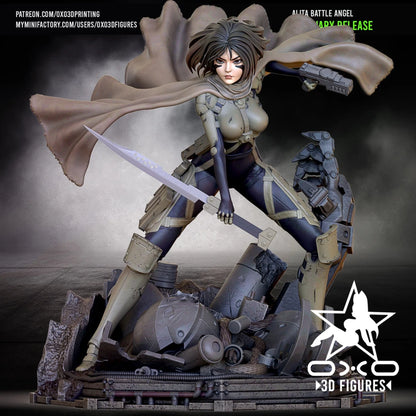 Digital STL Alita Battle Angel v3