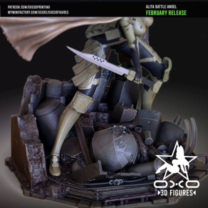 Digital STL Alita Battle Angel v3