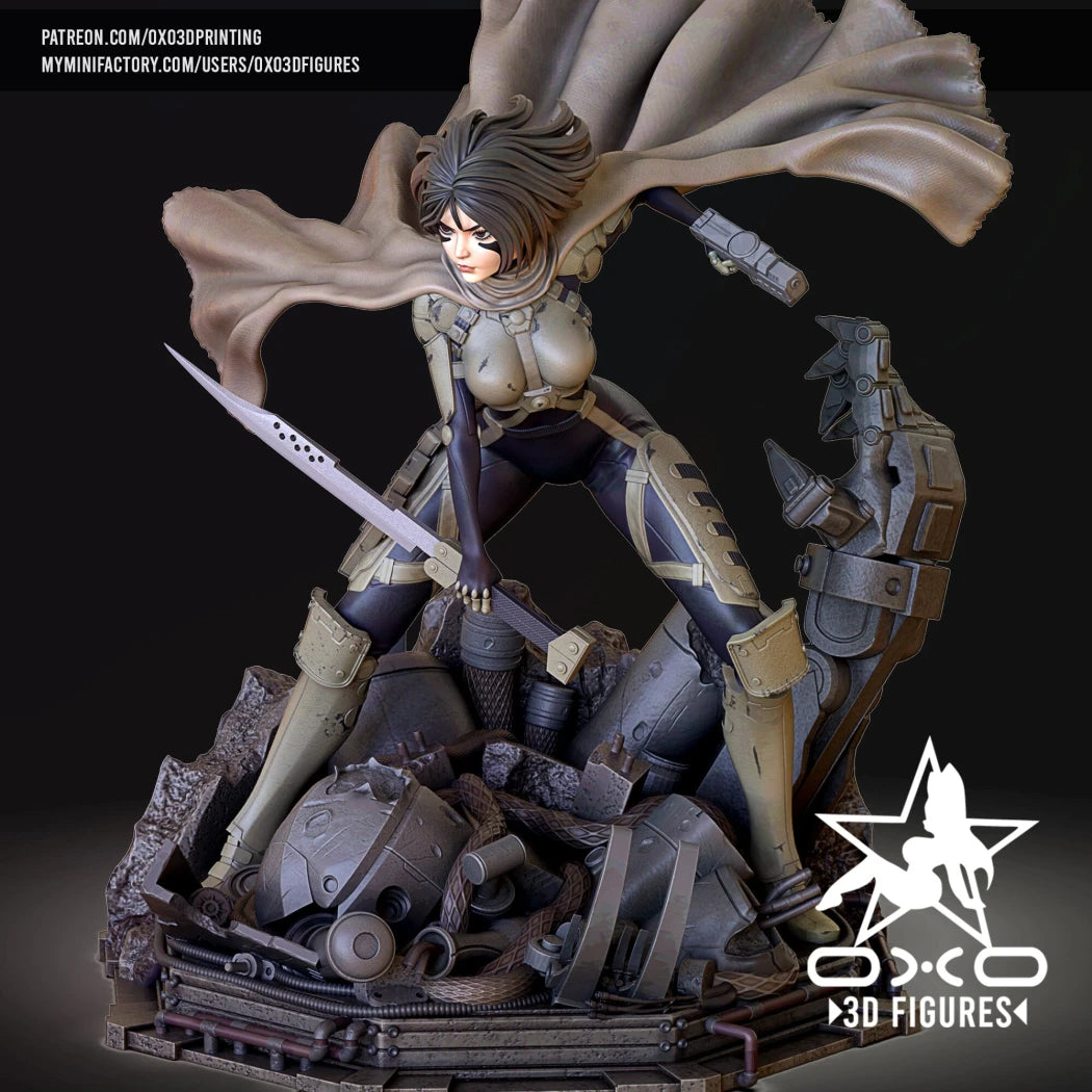 Digital STL Alita Battle Angel v3