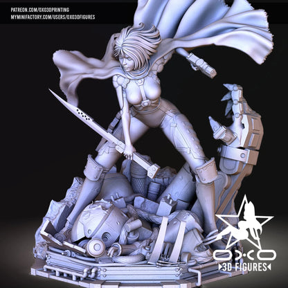 Digital STL Alita Battle Angel v3