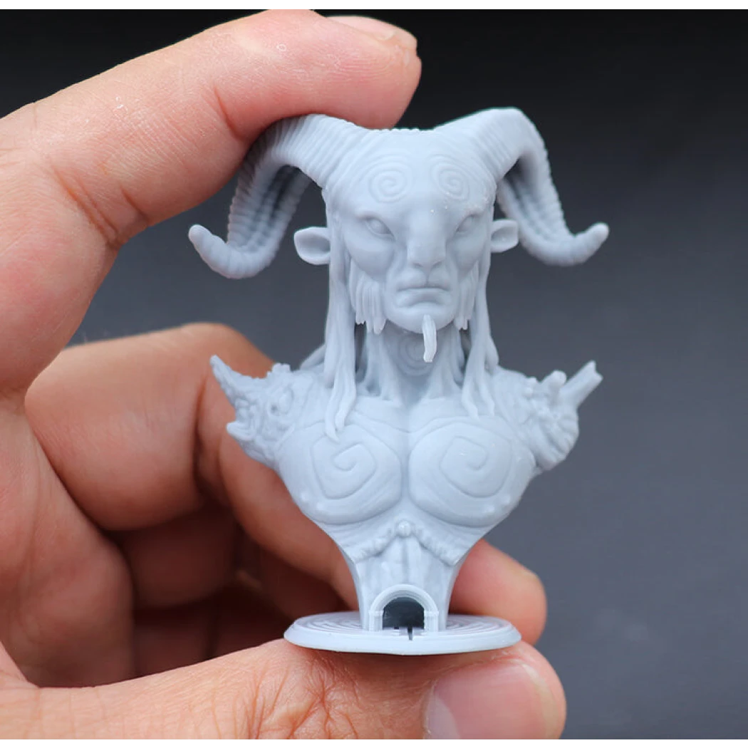 60mm BUST 3D Print Model Kit Satyr Draenei Warcraft Fantasy Unpainted