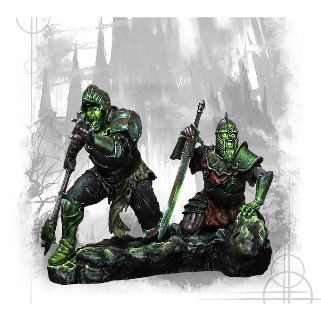 1/24 2pcs Resin Model Kit Undead Warriors Devil's Minions Fantasy Unpa ...