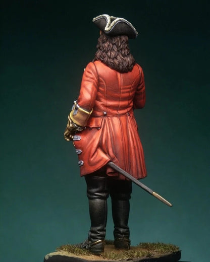 1/24 Resin Model Kit British Army Officer Miniature Unpainted