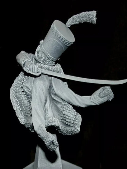 1/10 BUST Resin Model Kit Napoleonic Wars Officer Hussar Unpainted