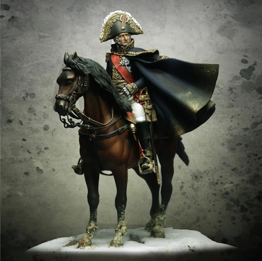 1/32 Resin Model Kit Horseman Napoleonic Wars French General A-1491 Unpainted