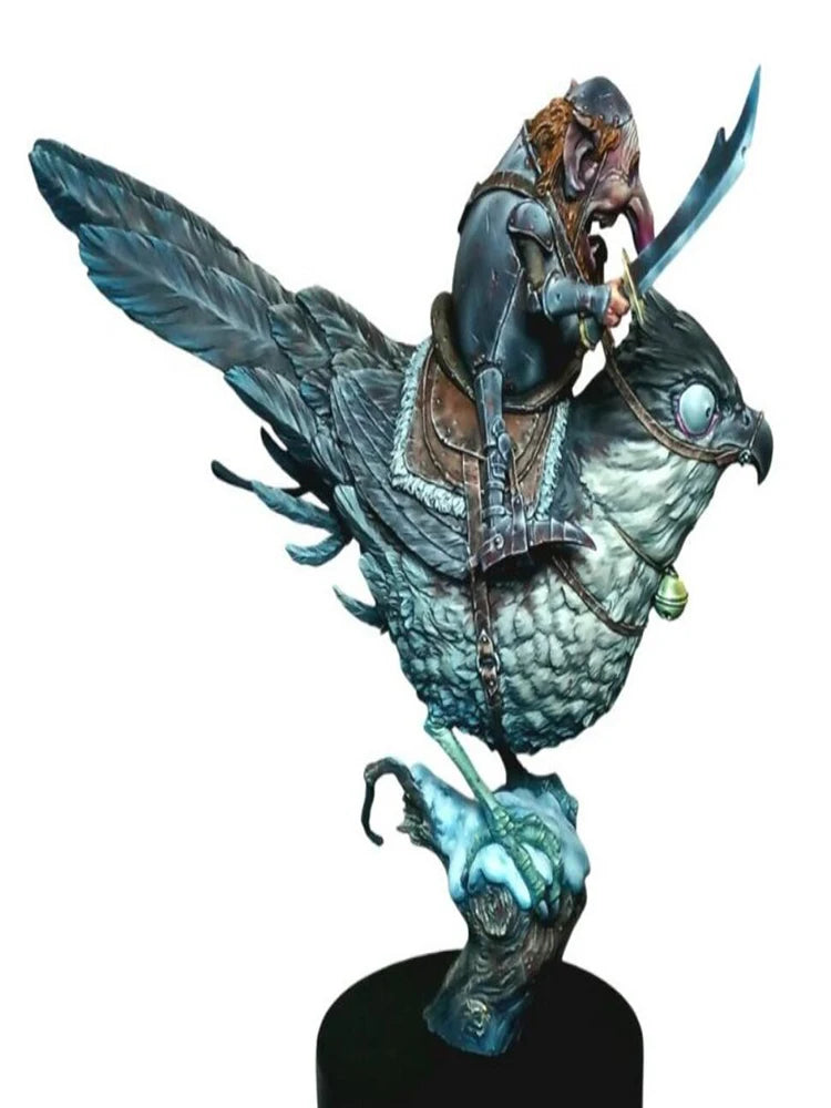 1/32 Resin Model Kit Goblin Rider and Bird Fantasy Unpainted