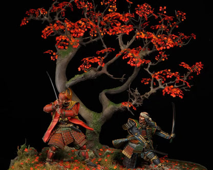 1/20 Resin Model Kit Japanese Samurai Battle Warriors Unpainted