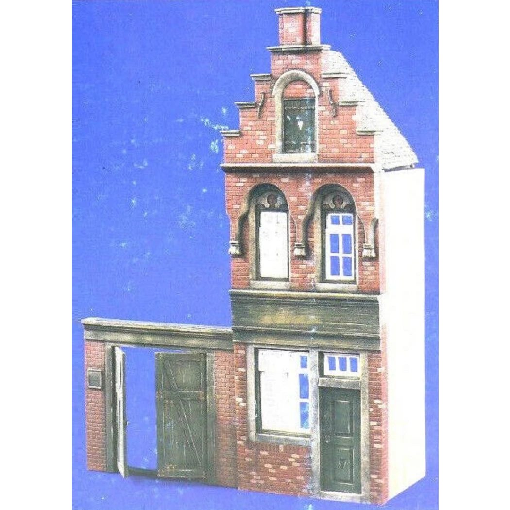 1/35 Resin Mode Kit Brick Building Berlin WW2 Miniature Unpainted