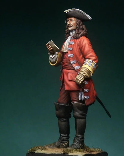 1/24 Resin Model Kit British Army Officer Miniature Unpainted