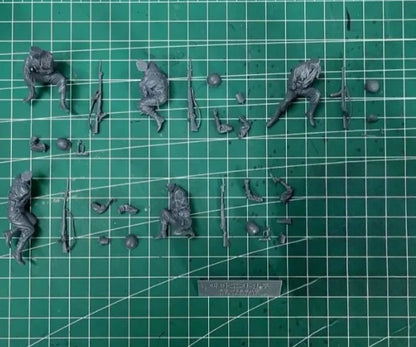 1/35 5pcs Resin Model Kit US Army Infantry WW2 (no base) Historical Military Miniature Unpainted
