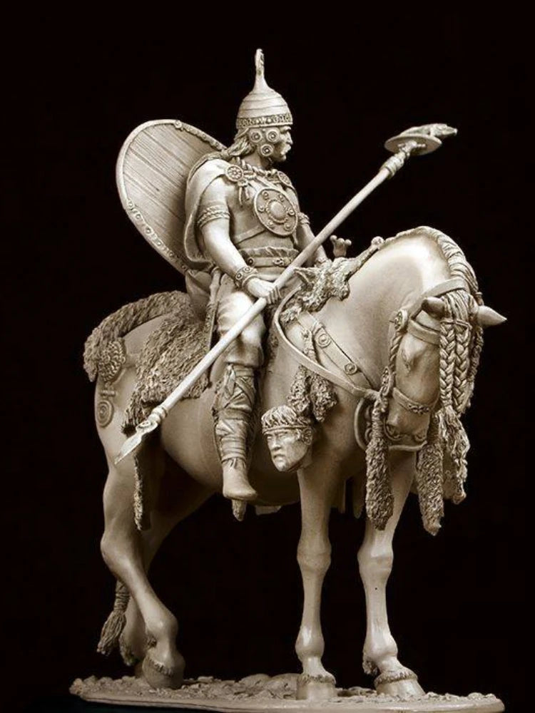 1/24 Resin Figure Model Kit Celtic Warrior Horseman Unpainted