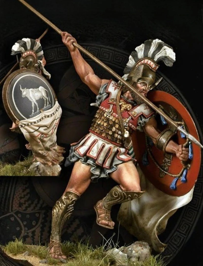 1/24 Resin Model Kit Greek Hoplites Miniature Unpainted