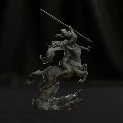 1/24 Resin Model Figure Kit Centaur & Barbarian Beautiful Girl Fantasy Unpainted