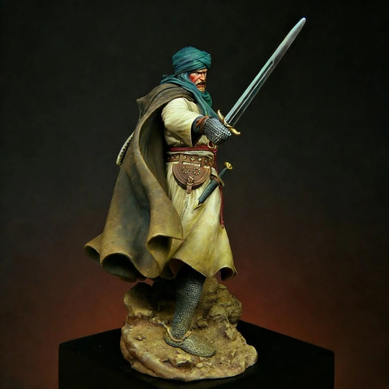 1/24 Resin Model Kit Medieval Templar Knight Hobby Miniature Unpainted