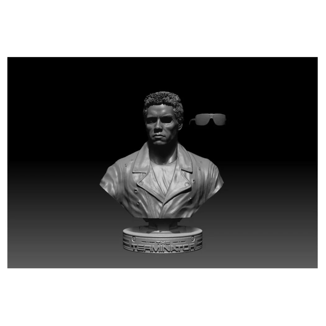 Digital STL Terminator Bust