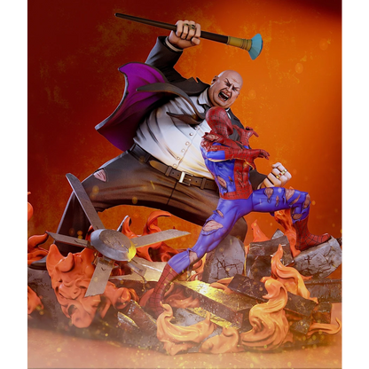 Digital STL Spiderman vs Kingpin