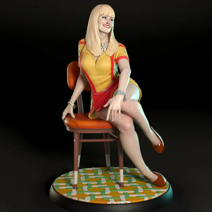 Digital STL 2 Broke Girls – Caroline Channing