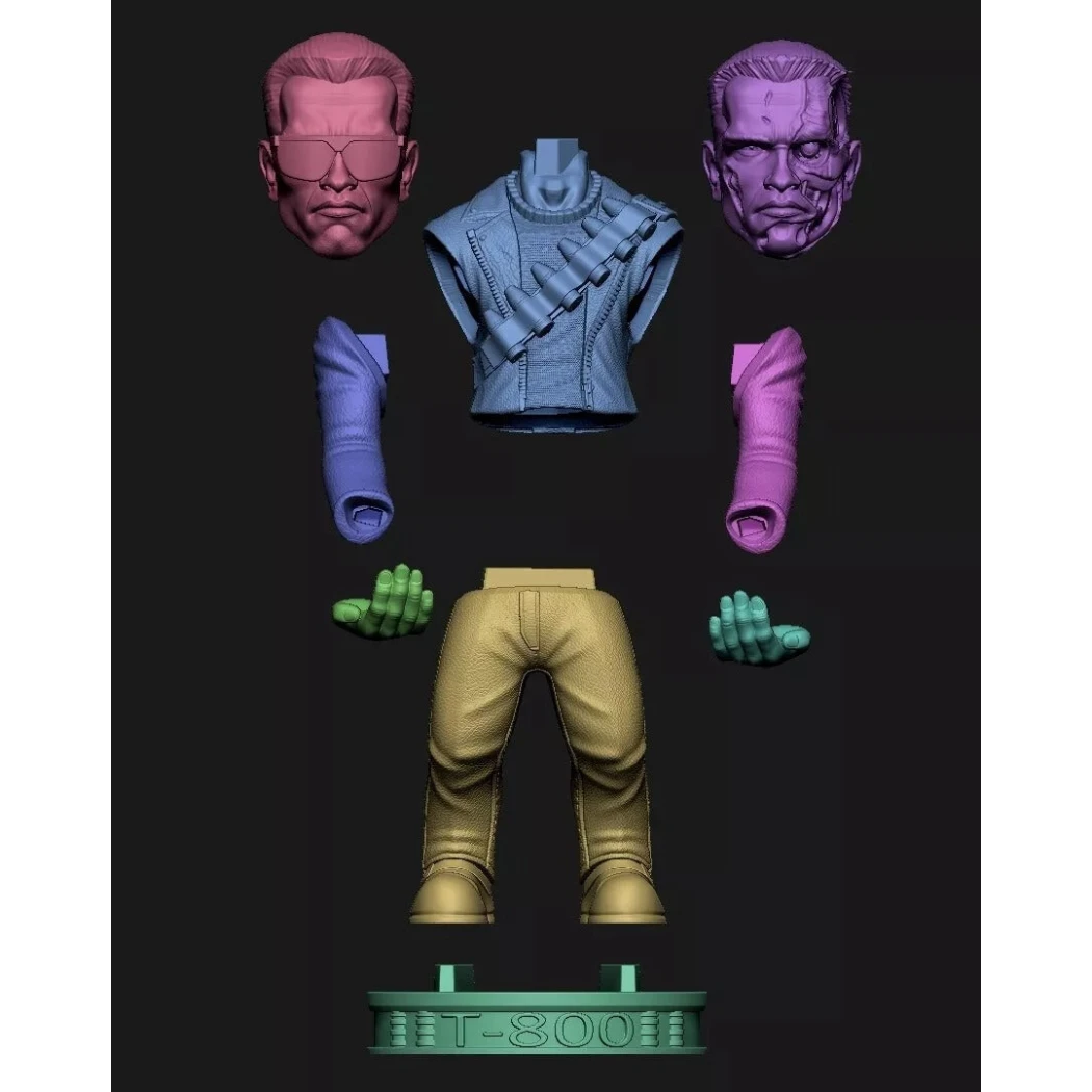 Digital STL Terminator Arnold Cellphone and Joystick Holder