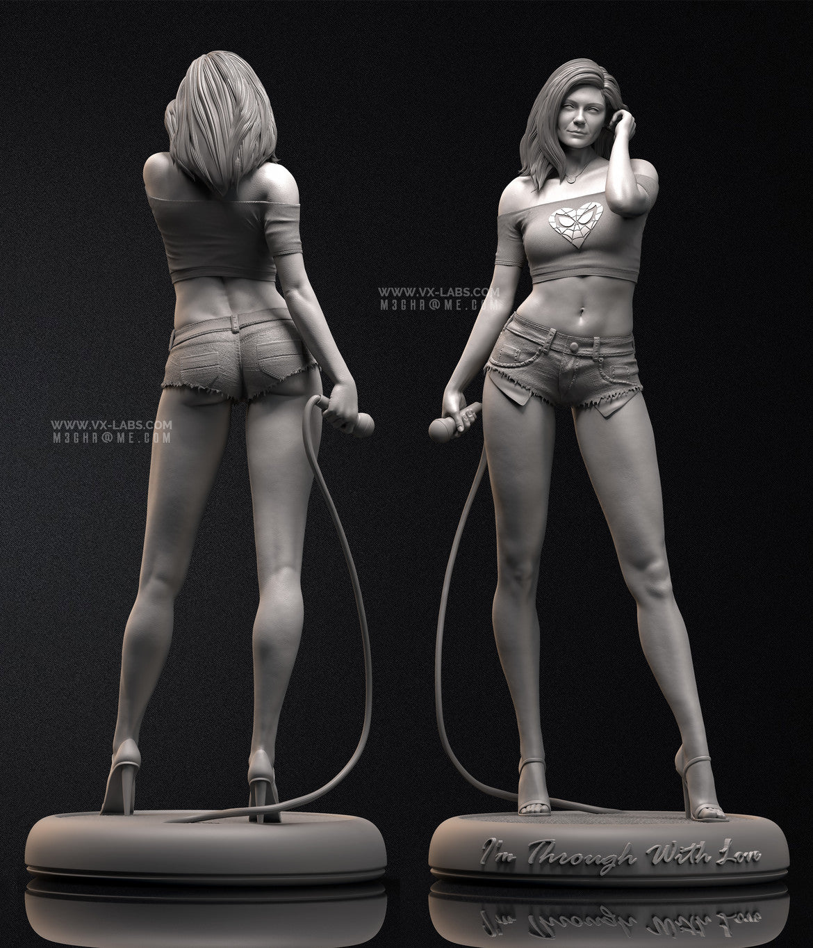 Digital STL Mary Jane Watson V3 from Spiderman