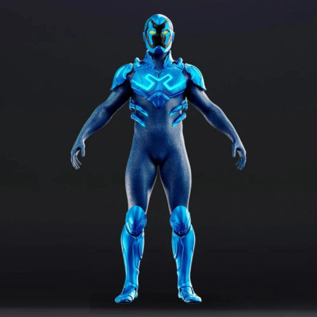 Digital STL Blue Beatle Armor Blue...