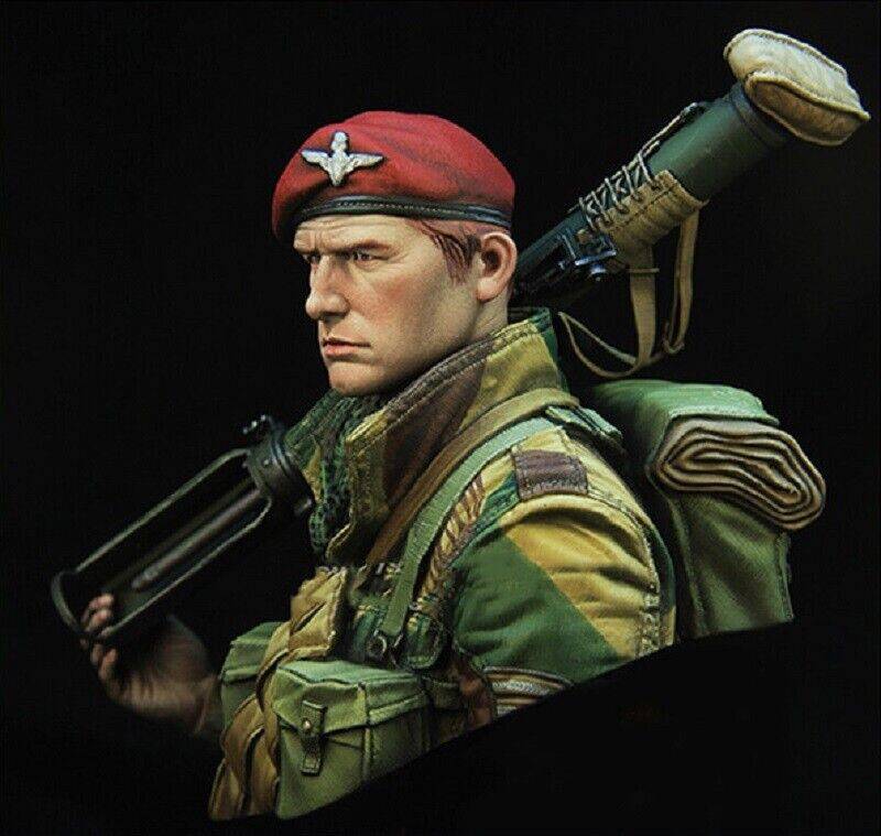 1/10 BUST Resin Model Kit British Soldier 1st Airborne WW2 Unpainted - Model-Fan-Store