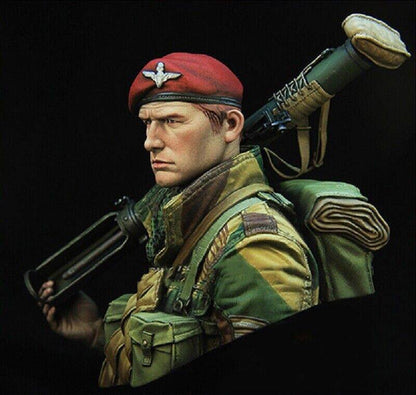 1/10 BUST Resin Model Kit British Soldier 1st Airborne WW2 Unpainted - Model-Fan-Store