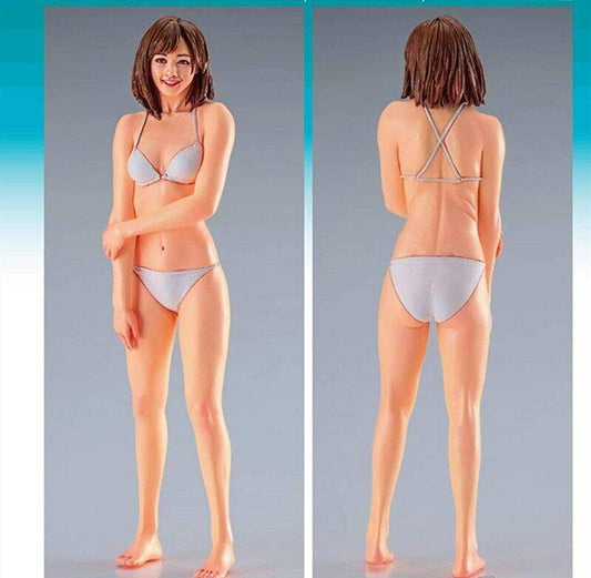 1/12 138mm Resin Model Kit Modern Asian Beautiful Girl Unpainted - Model-Fan-Store