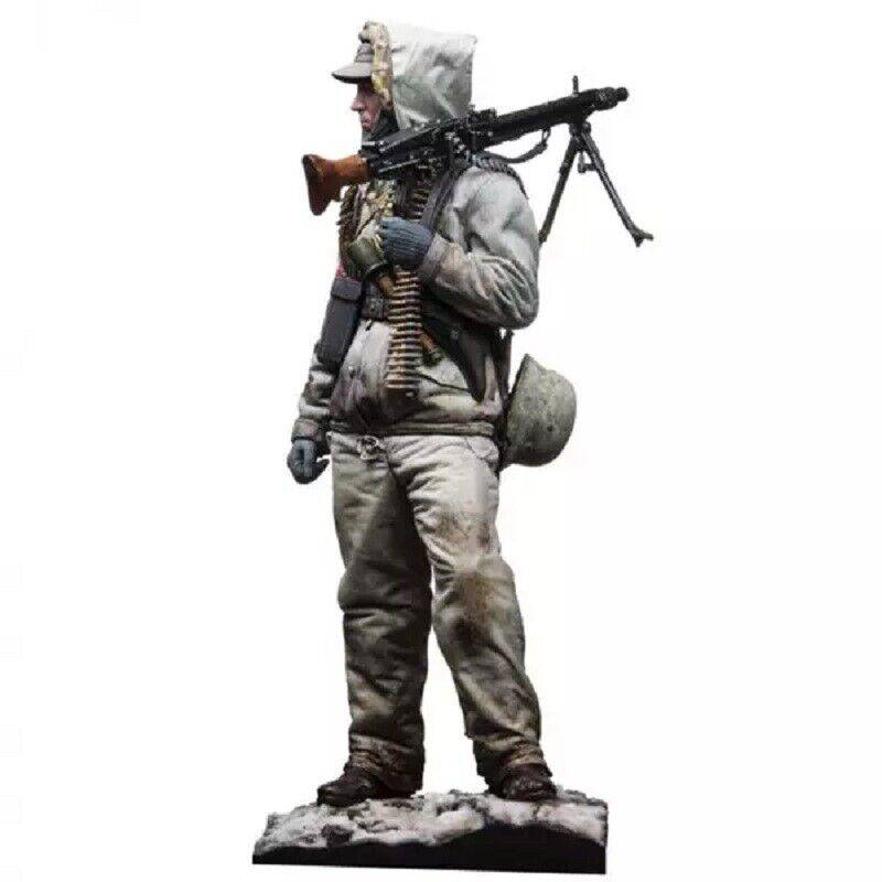 1/16 Resin Model Kit German Soldier Machine Gunner WW2 Unpainted - Model-Fan-Store