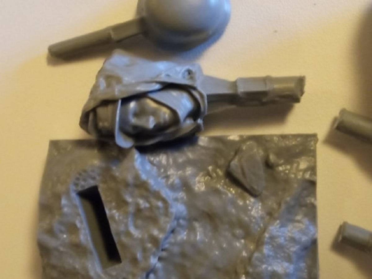 1/16 Resin Model Kit German Soldier Machine Gunner WW2 Unpainted - Model-Fan-Store