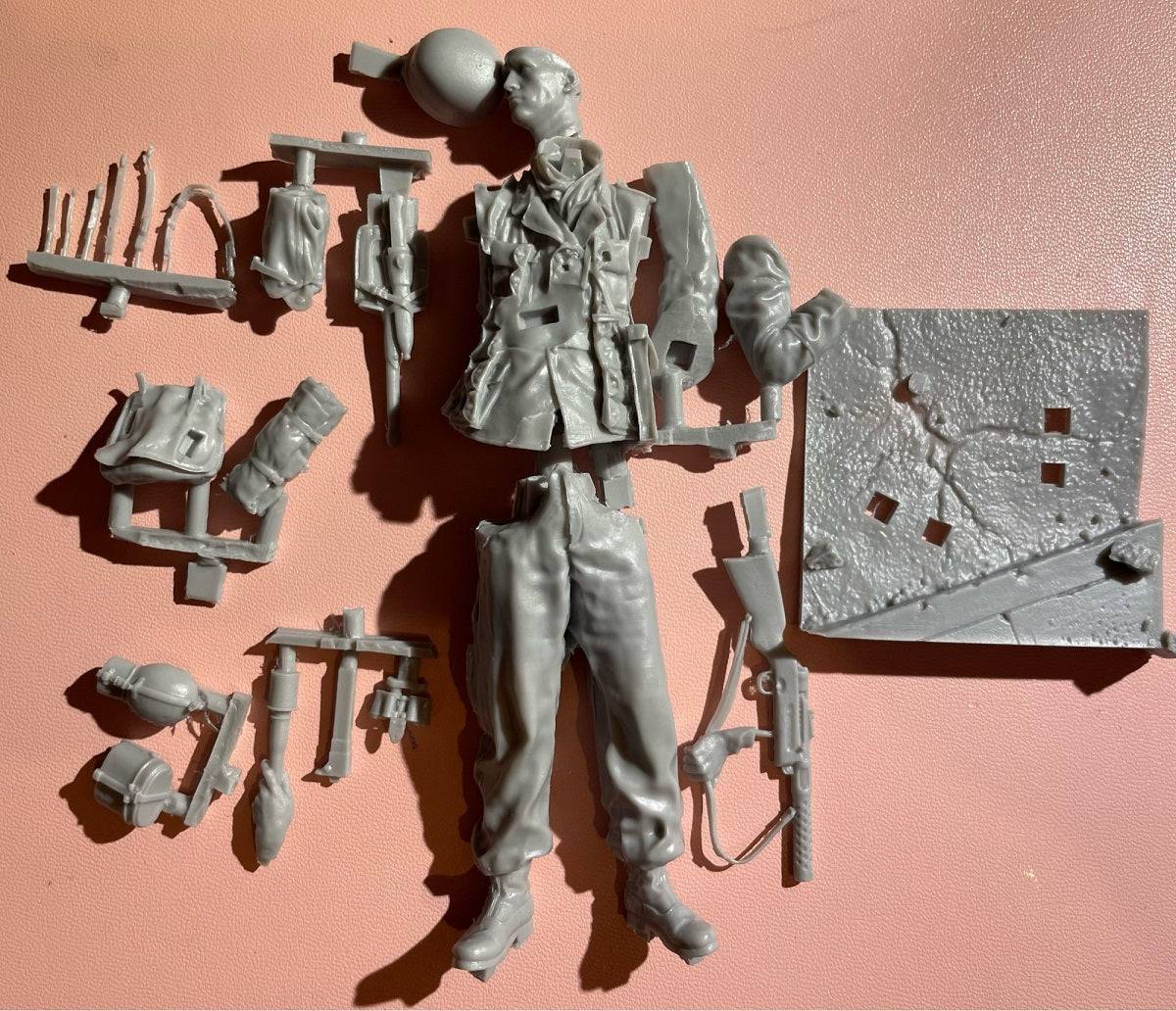 1/16 Resin Model Kit German Soldiers Infantryman WW2 Unpainted - Model-Fan-Store